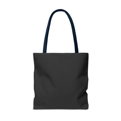 Tote Bag — "Love Don't Drive You Into a Grave" Gothic Pink Rose Statement Tote