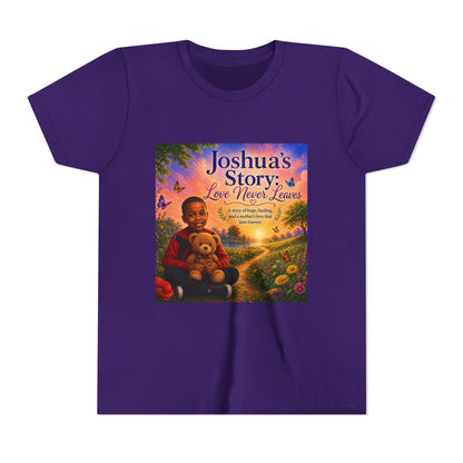 Youth Tee - "Joshua's Story: Love Never Leaves" Illustrated Kids T‑Shirt