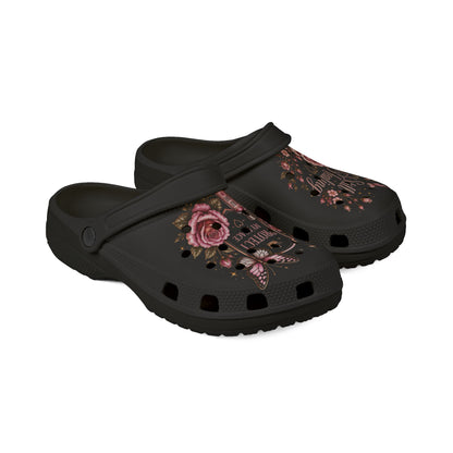 Soul Healing Floral EVA Clogs — Protective Peace Rosette Slip-Ons