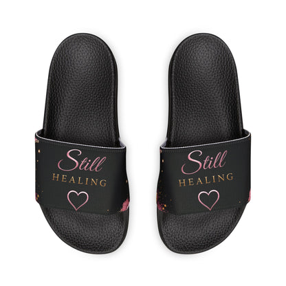 Floral Night Slide Sandals — Women's Removable-Strap Summer Slides