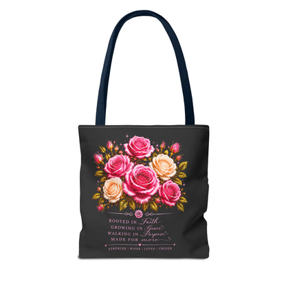 Still Healing Floral Memorial Tote Bag — Inspirational Grief Support Shopping Bag