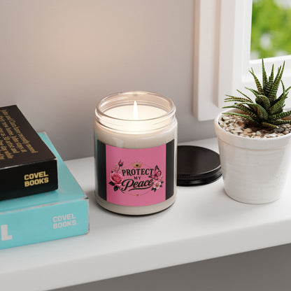 Protect My Peace Scented Soy Candle — 9oz Inspirational Aromatherapy Jar