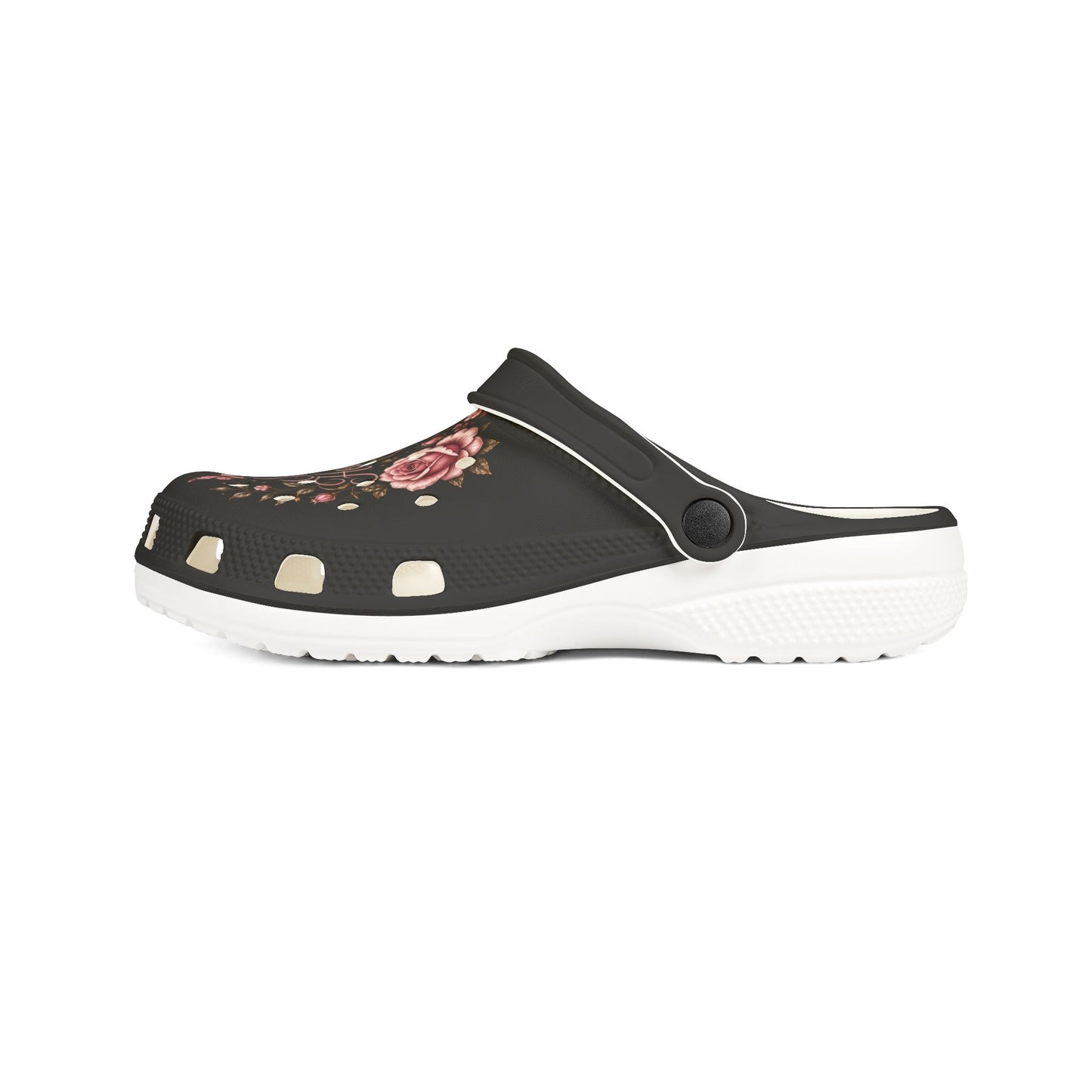 Soul Healing Floral EVA Clogs — Protective Peace Rosette Slip-Ons