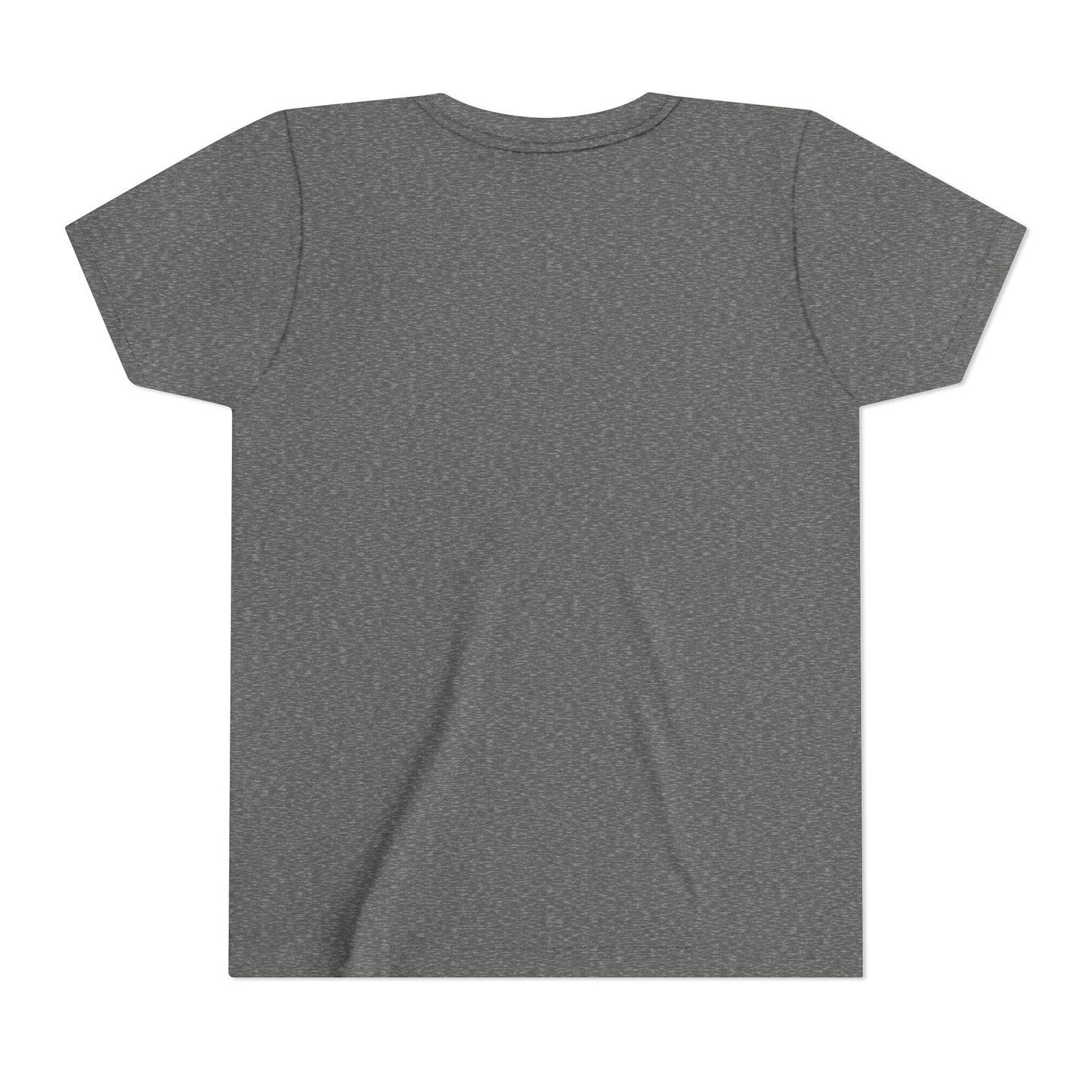 Brave Little Heart Youth Tee — Cute Teddy Rainbow Kids Shirt
