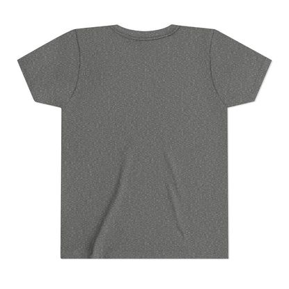 Brave Little Heart Youth Tee — Cute Teddy Rainbow Kids Shirt