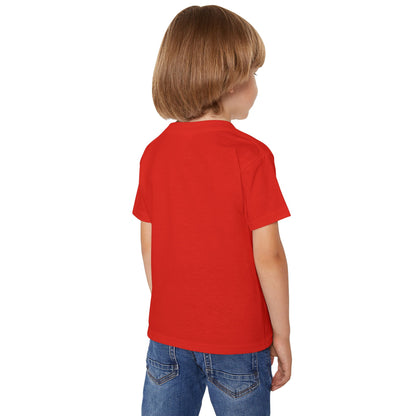 Toddler T-Shirt — "Brave Little Heart" Personalized Bear Design (Love Never Leaves)