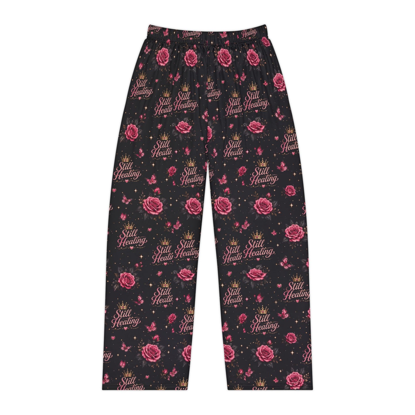Still Healing Floral Pajama Pants — Women's Cozy Sleep Lounge Trousers