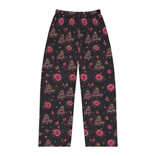 Still Healing Floral Pajama Pants — Women's Cozy Sleep Lounge Trousers