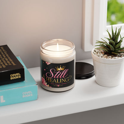 Still Healing Soy Candle — 9 oz Scented Jar (Faith • Healing • Support)