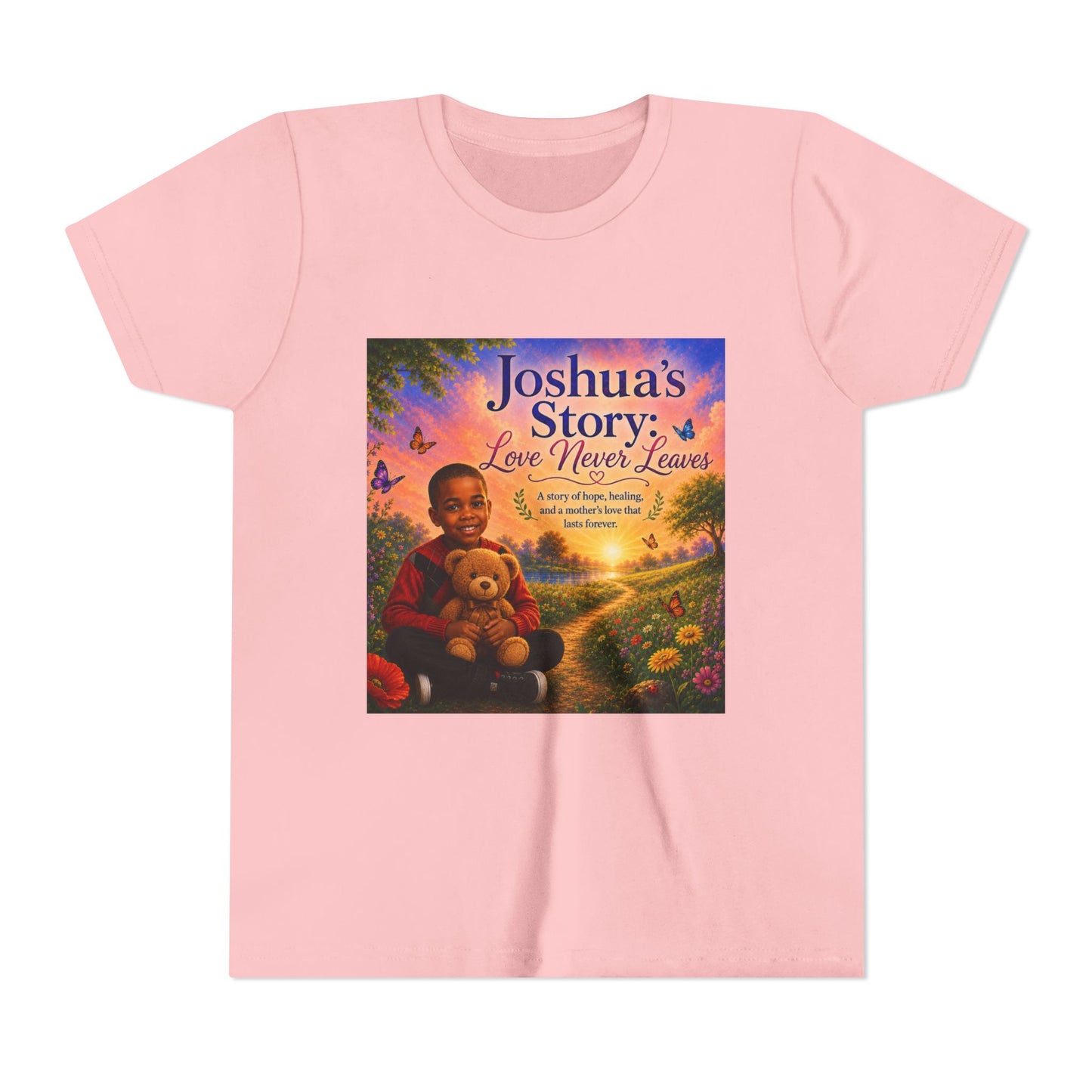 Youth Tee - "Joshua's Story: Love Never Leaves" Illustrated Kids T‑Shirt