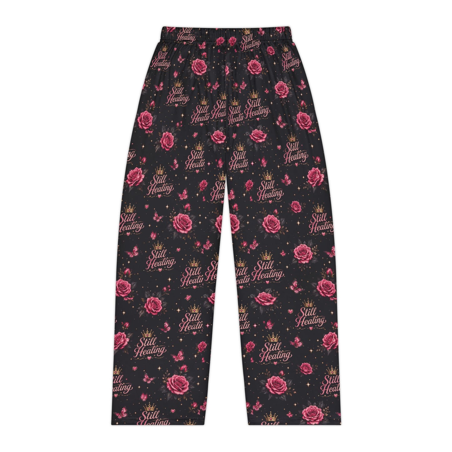 Still Healing Floral Pajama Pants — Women's Cozy Sleep Lounge Trousers