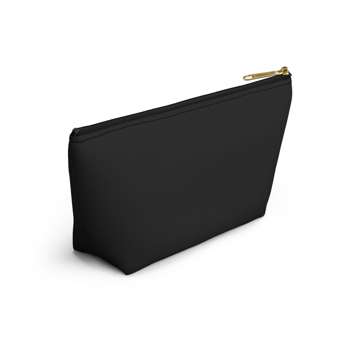 Accessory Pouch — "Love Don't Drive You Into a Grave" Pink Gothic Makeup Bag