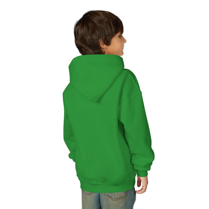 Brave Little Heart Youth Hoodie – Personalized Teddy Bear 'Love Never Leaves' Kids Sweatshirt