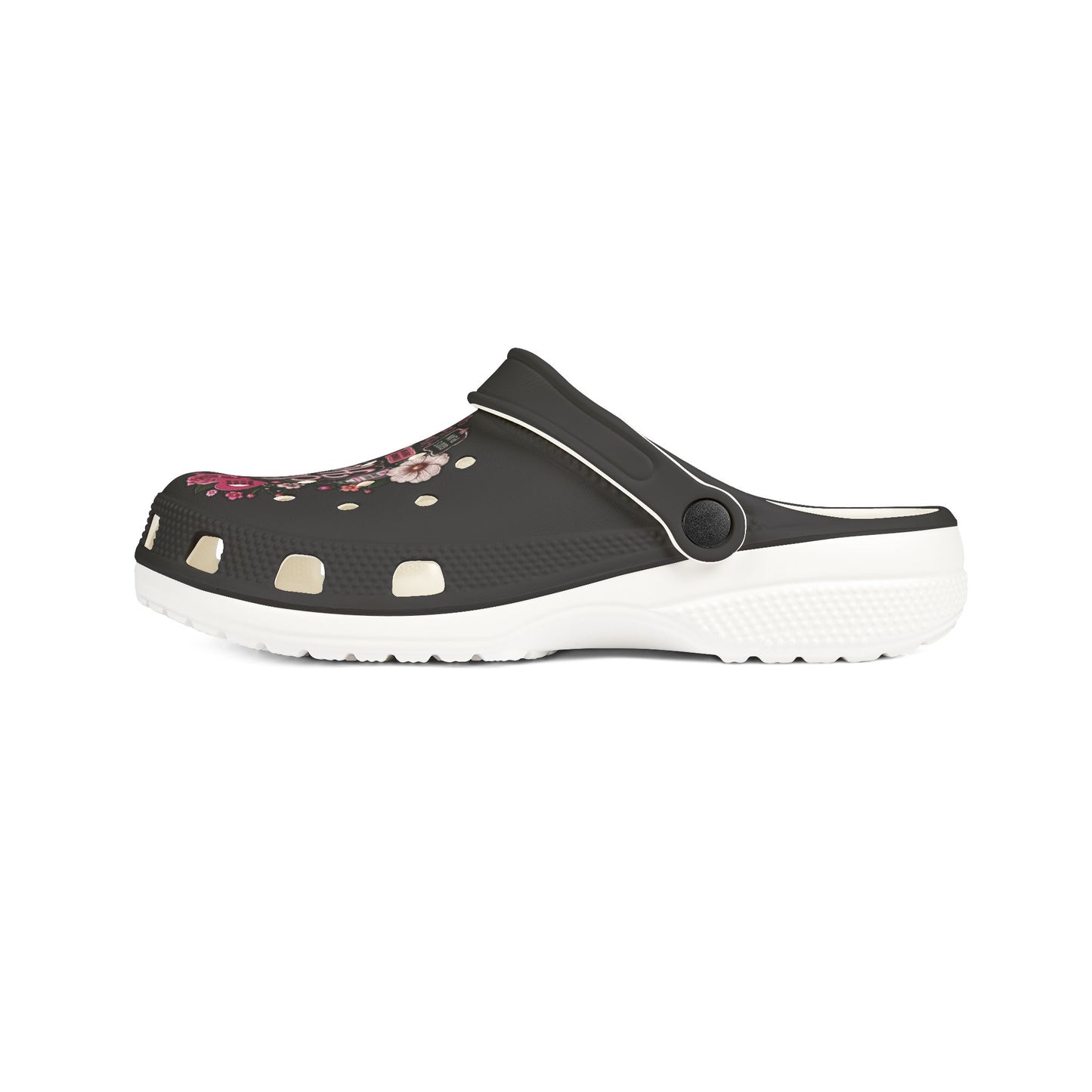 Still Healing Floral Clogs — "Protect My Peace" EVA Foam Shoes