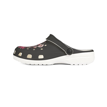 Still Healing Floral Clogs — "Protect My Peace" EVA Foam Shoes