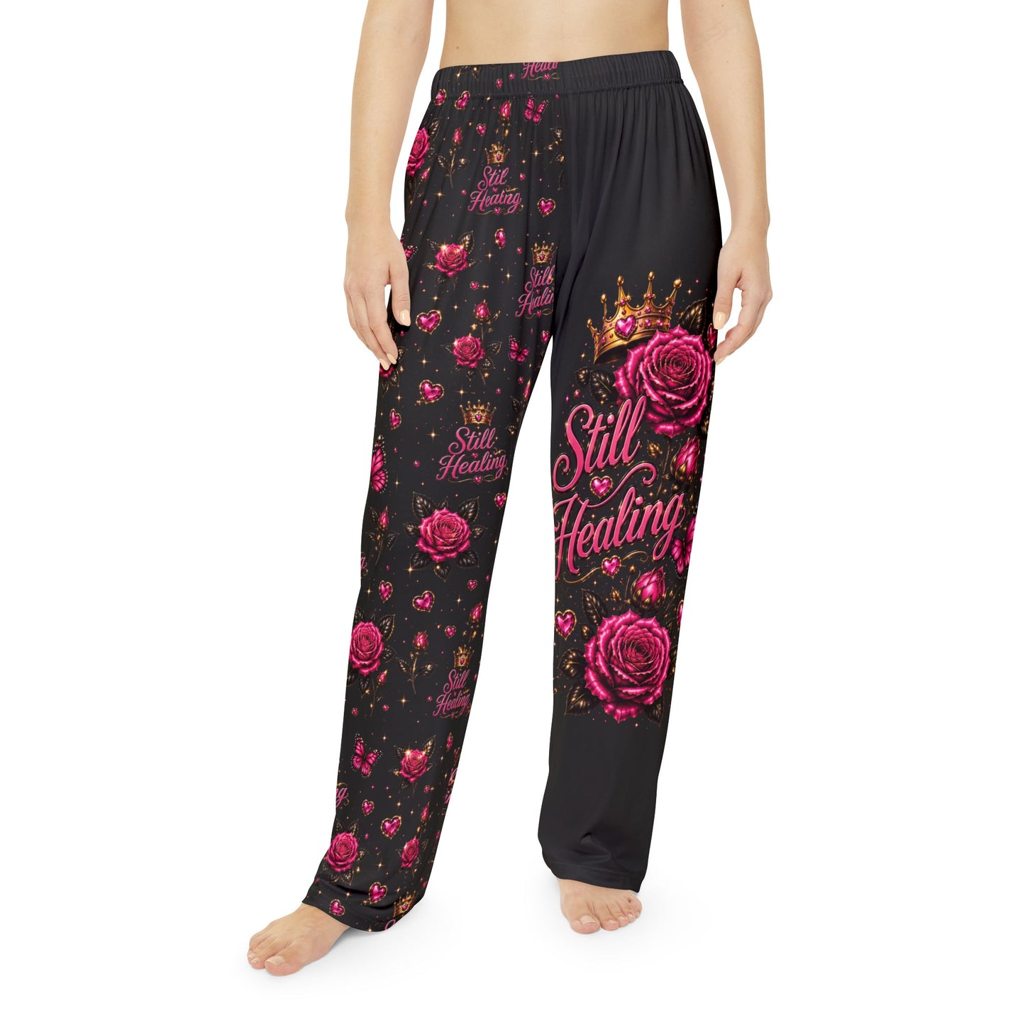 Still Healing Floral Pajama Pants — Women's Cozy Loungewear