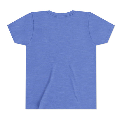 Brave Little Heart Youth Tee — Cute Teddy Rainbow Kids Shirt