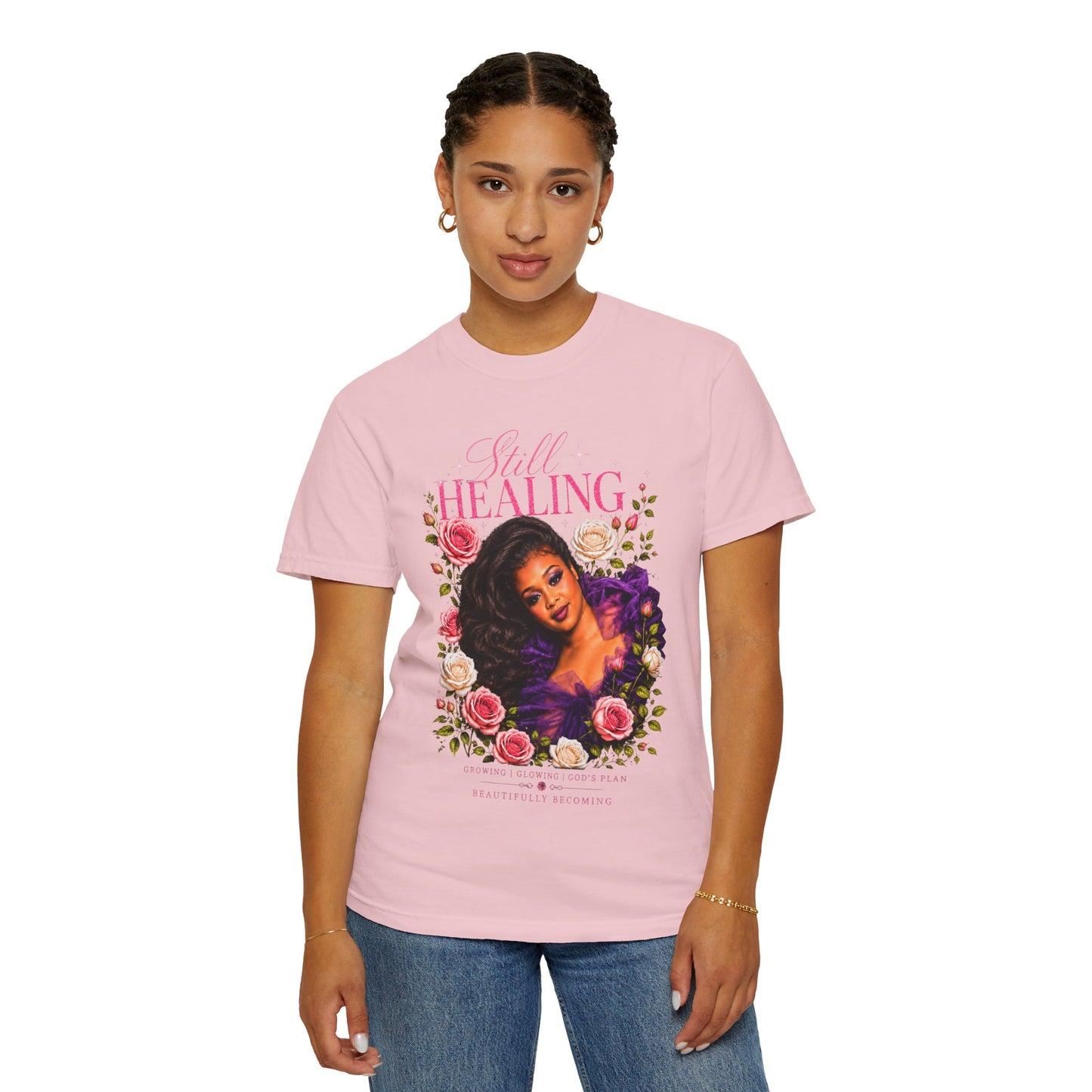 Still Healing Floral T-Shirt — Inspirational Faith-Based Tee