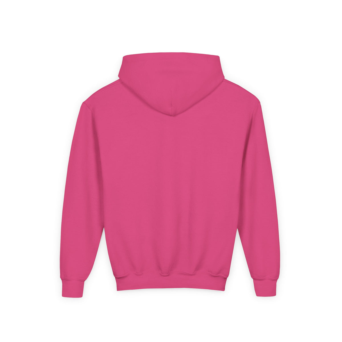 Brave Little Heart Youth Hoodie – Personalized Teddy Bear 'Love Never Leaves' Kids Sweatshirt