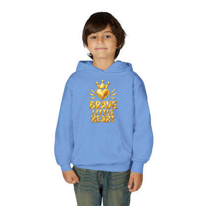 Brave Little Heart Crown Youth Hoodie