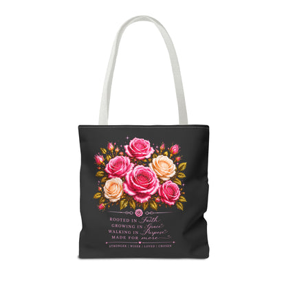 Still Healing Floral Memorial Tote Bag — Inspirational Grief Support Shopping Bag