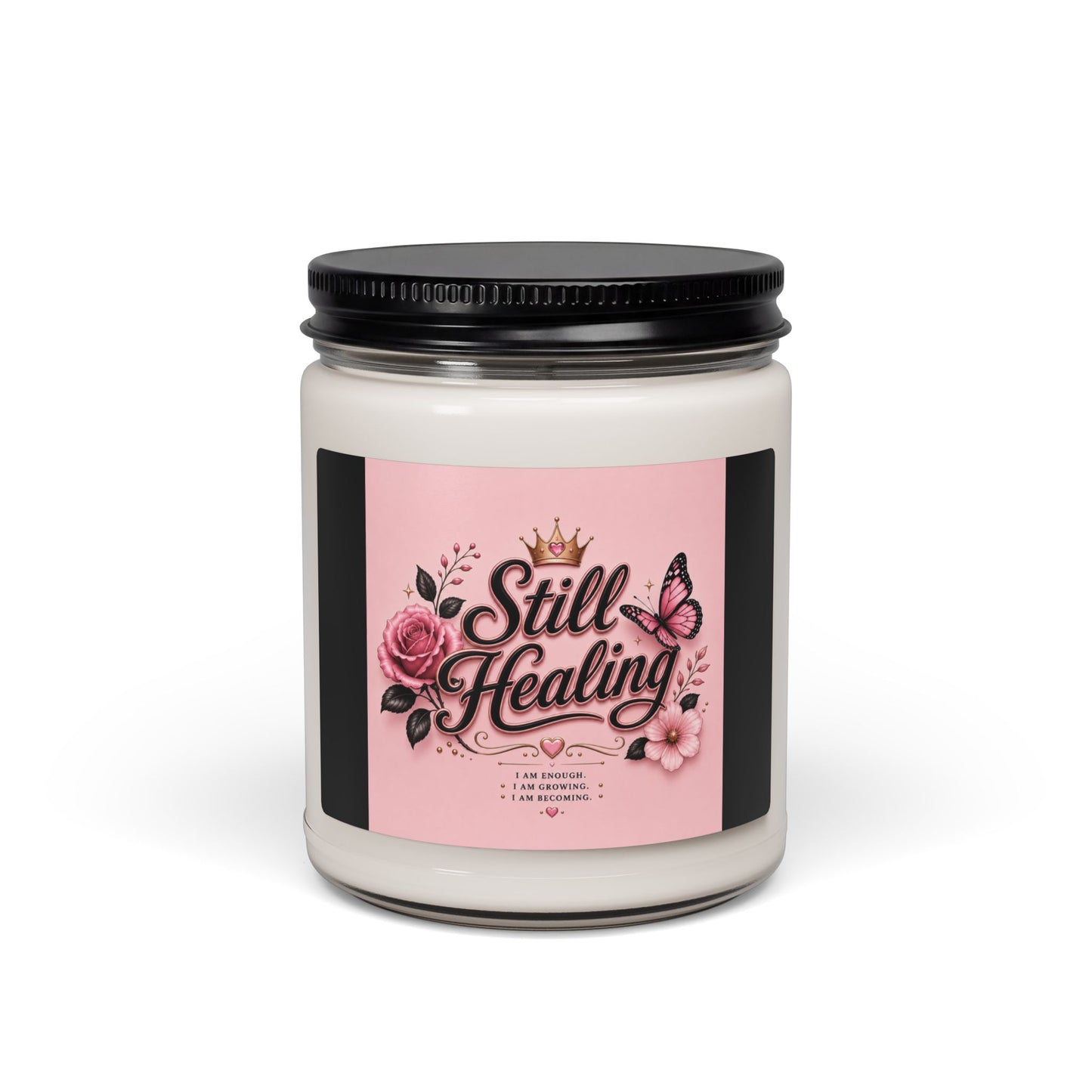 Still Healing Scented Soy Candle — 9oz Relaxing Floral Aromatherapy Candle