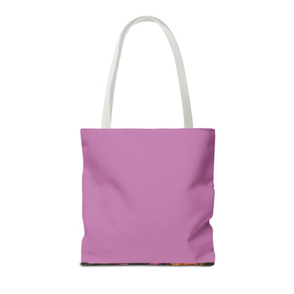 Love Never Leaves Tote Bag — Mother & Child Floral Sunset AOP Tote