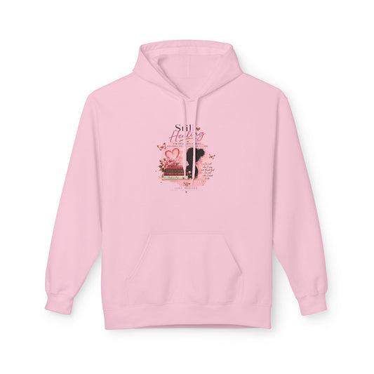 Hoodie — Pink Rose Watercolor Quote Pullover