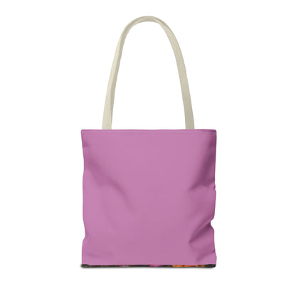 Love Never Leaves Tote Bag — Mother & Child Floral Sunset AOP Tote