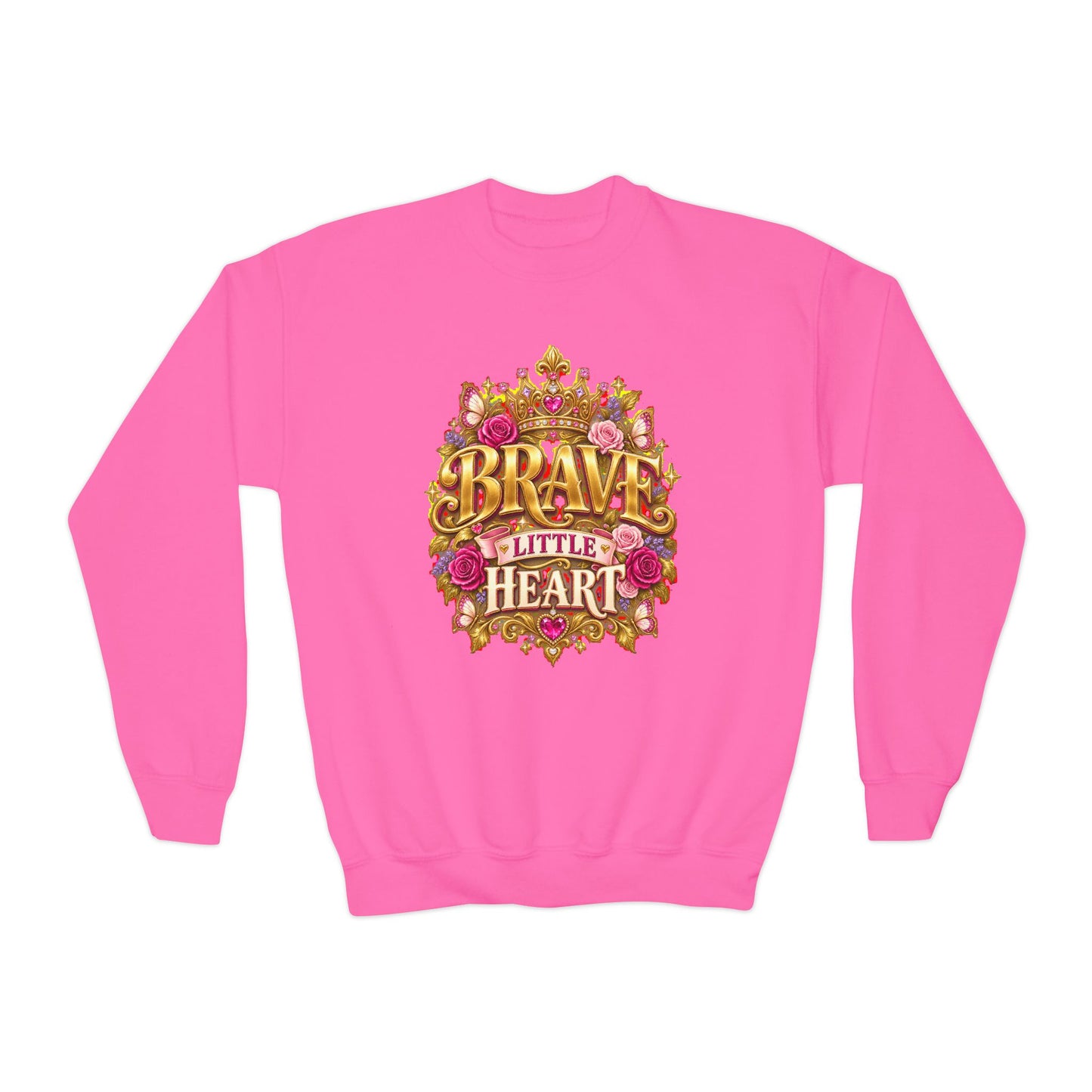 Brave Little Heart Youth Crewneck Sweatshirt