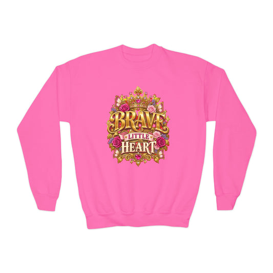 Brave Little Heart Youth Crewneck Sweatshirt