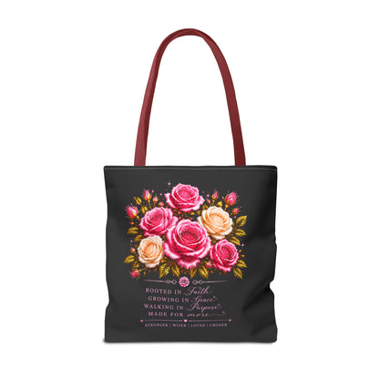 Still Healing Floral Memorial Tote Bag — Inspirational Grief Support Shopping Bag