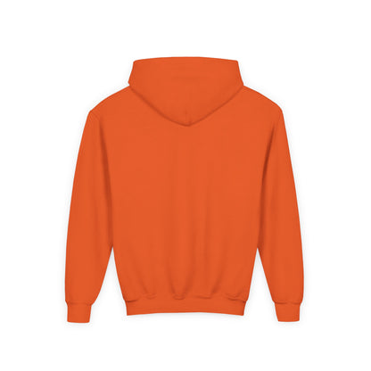 Brave Little Heart Youth Hoodie – Personalized Teddy Bear 'Love Never Leaves' Kids Sweatshirt