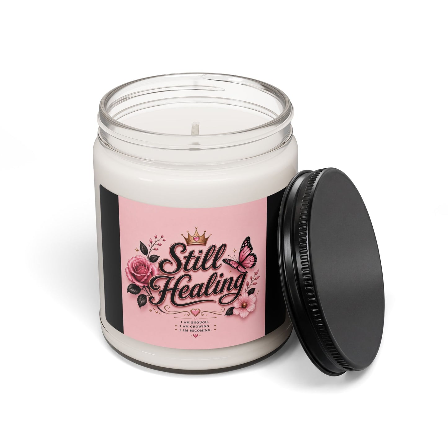 Still Healing Scented Soy Candle — 9oz Relaxing Floral Aromatherapy Candle