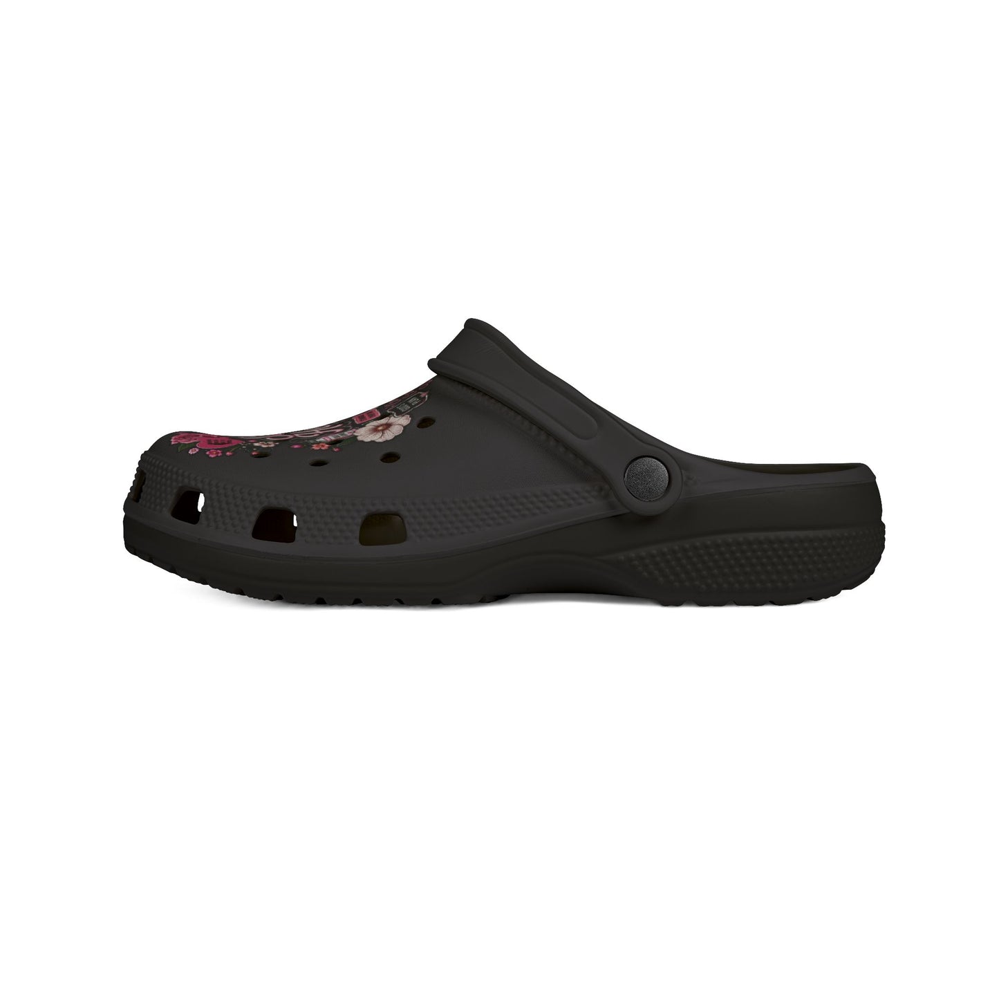 Still Healing Floral Clogs — "Protect My Peace" EVA Foam Shoes