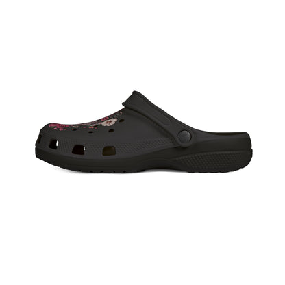 Still Healing Floral Clogs — "Protect My Peace" EVA Foam Shoes