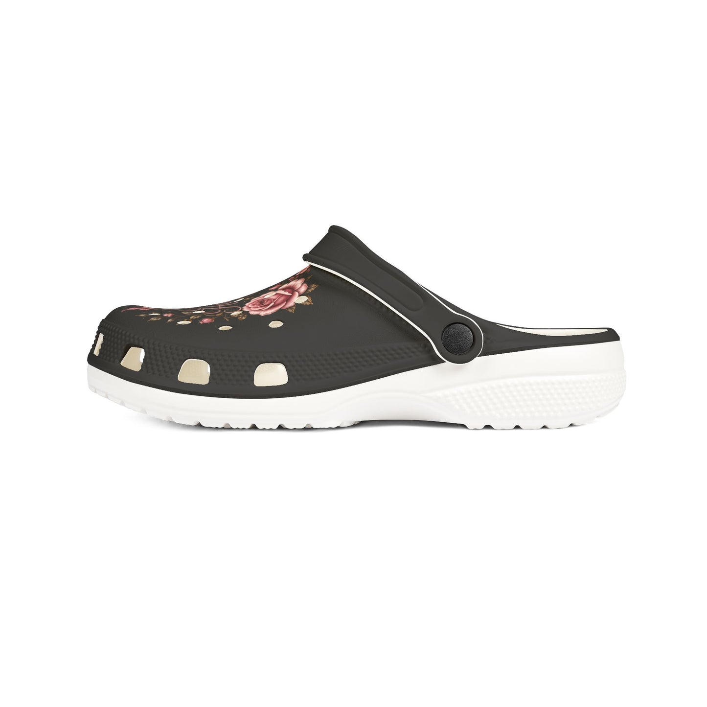 Soul Healing Floral EVA Clogs — Protective Peace Rosette Slip-Ons