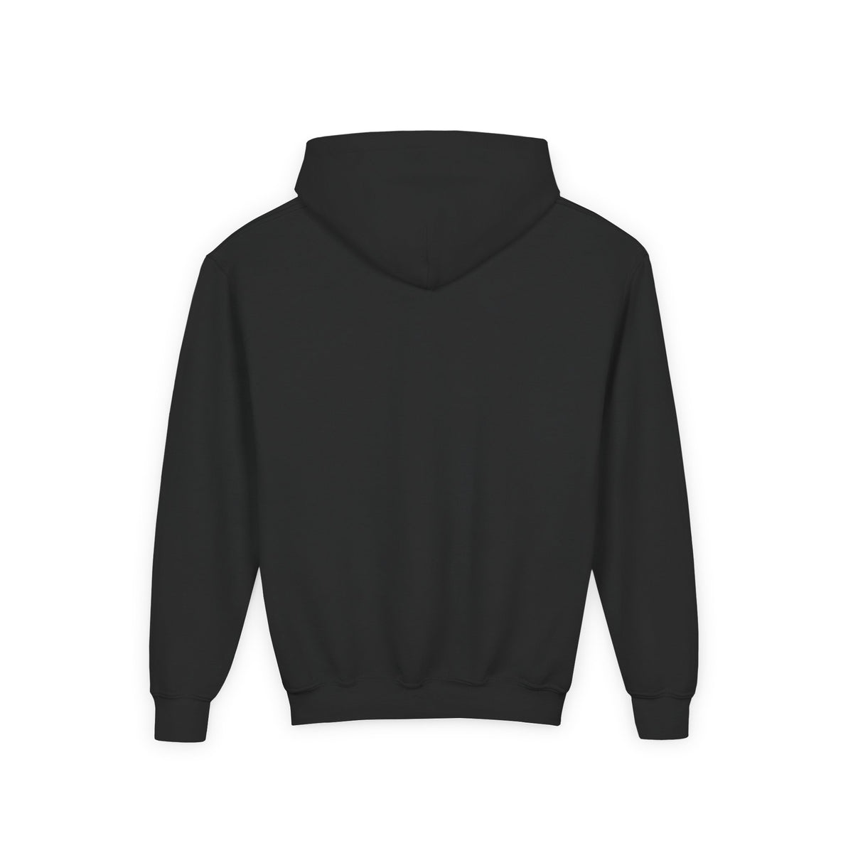 Youth Hoodie — "Brave Little Heart" Pink Heart Crown Kids Pullover