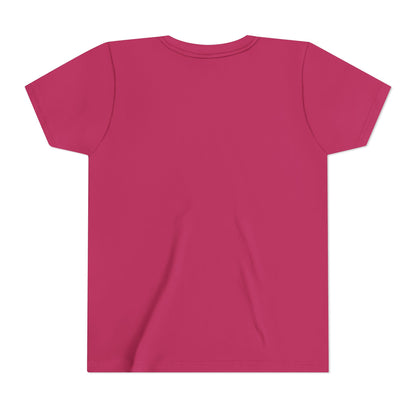Brave Little Heart Youth Tee — Rainbow Butterflies Floral Kids Shirt