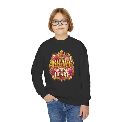 Brave Little Heart Youth Crewneck Sweatshirt