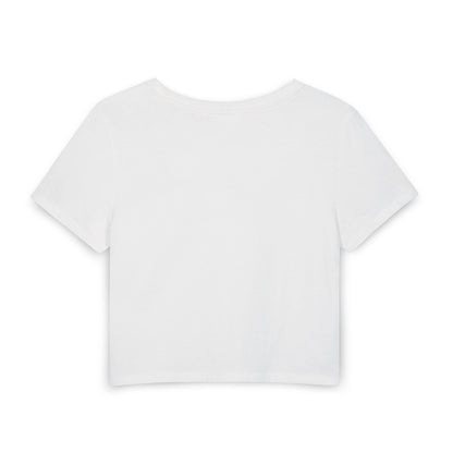 Still Healing Women’s Baby Tee — Floral Crown Inspirational Cropped Tee