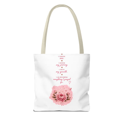 Still Healing Tote Bag — Inspirational Self-Love Healing Quote Tote