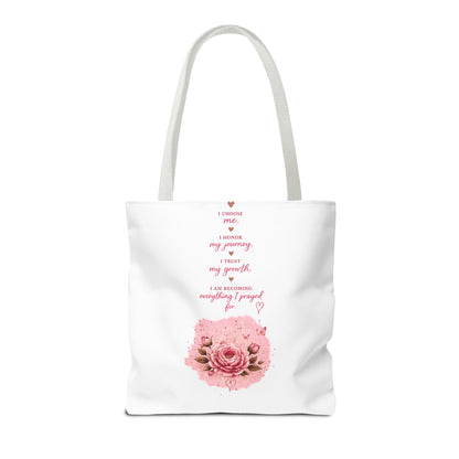 Still Healing Tote Bag — Inspirational Self-Love Healing Quote Tote