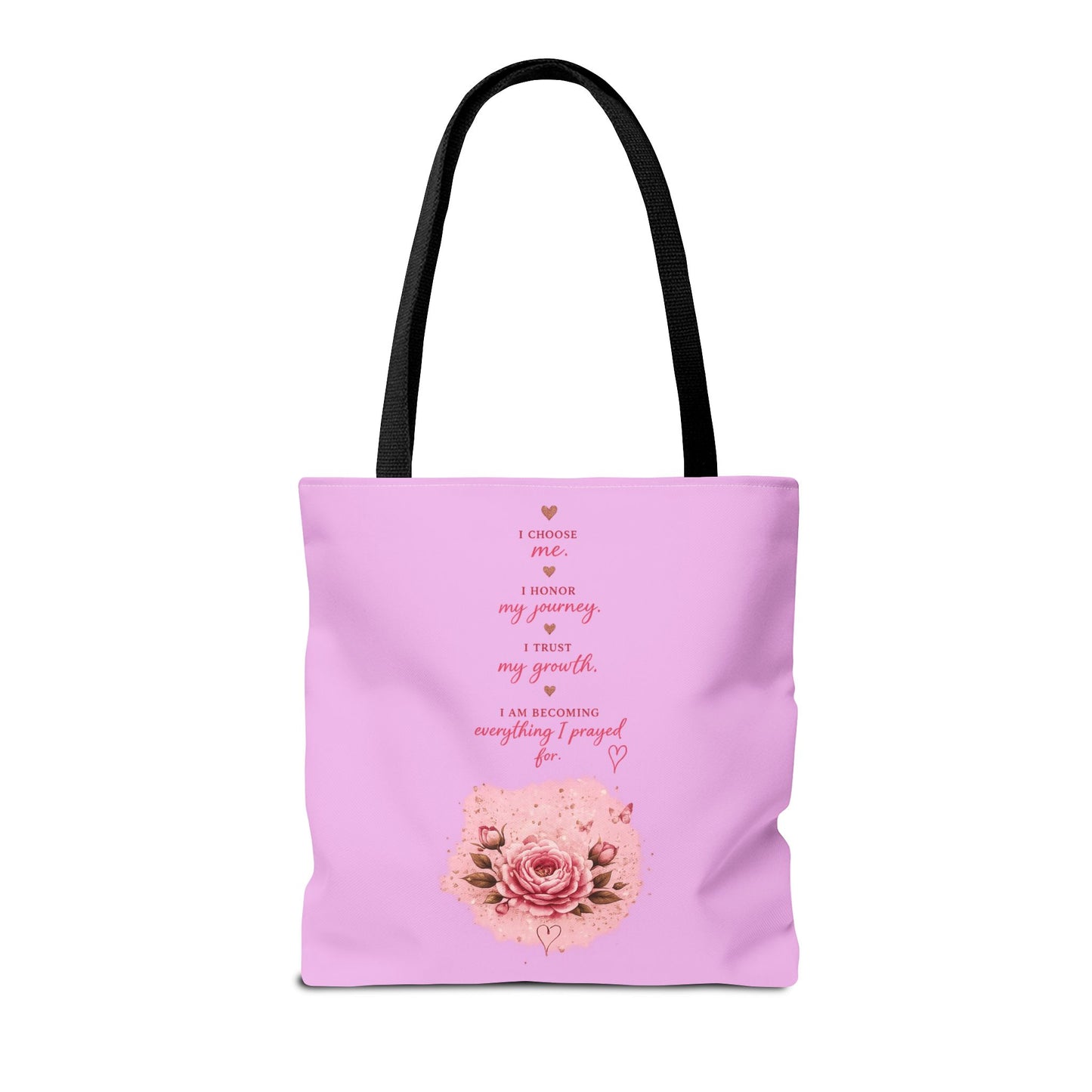 Still Healing Pink Inspirational Tote Bag — 'I'm Still Becoming' Self-Love Gift