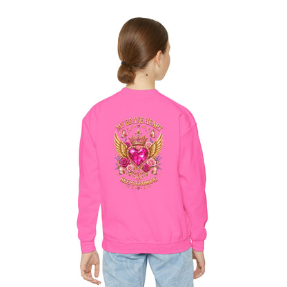 Brave Little Heart Youth Crewneck Sweatshirt