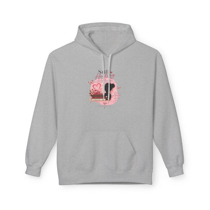 Hoodie — Pink Rose Watercolor Quote Pullover