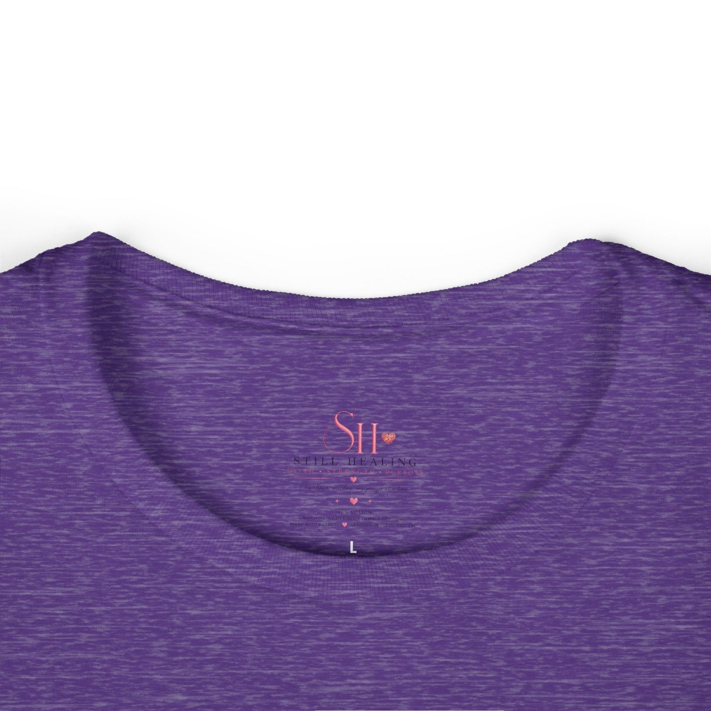 Still Becoming Floral Women's Tee — Inspirational "Still Healing" Motivational Shirt