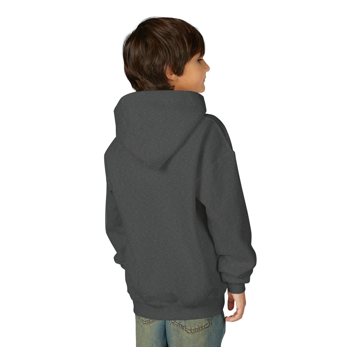 Brave Little Heart Youth Hoodie – Cute Courage Graphic Pullover