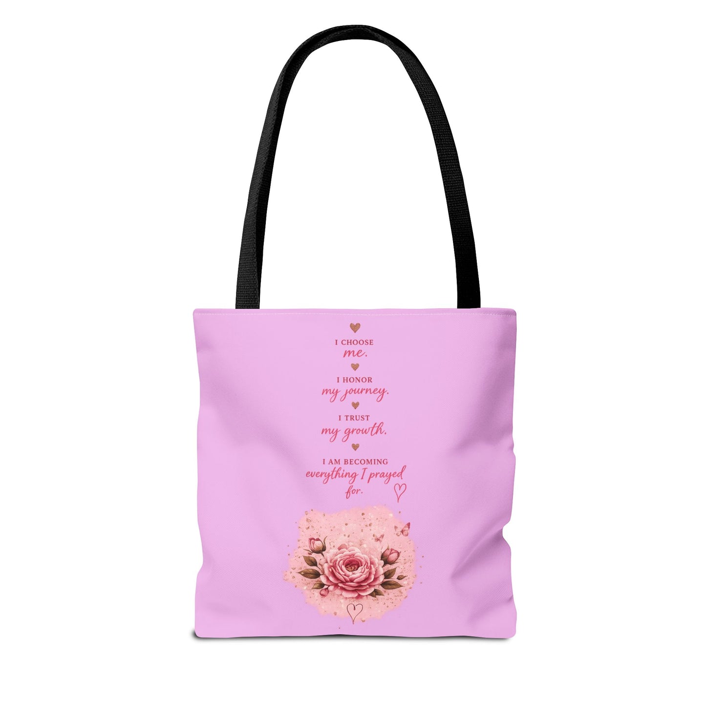Still Healing Pink Inspirational Tote Bag — 'I'm Still Becoming' Self-Love Gift