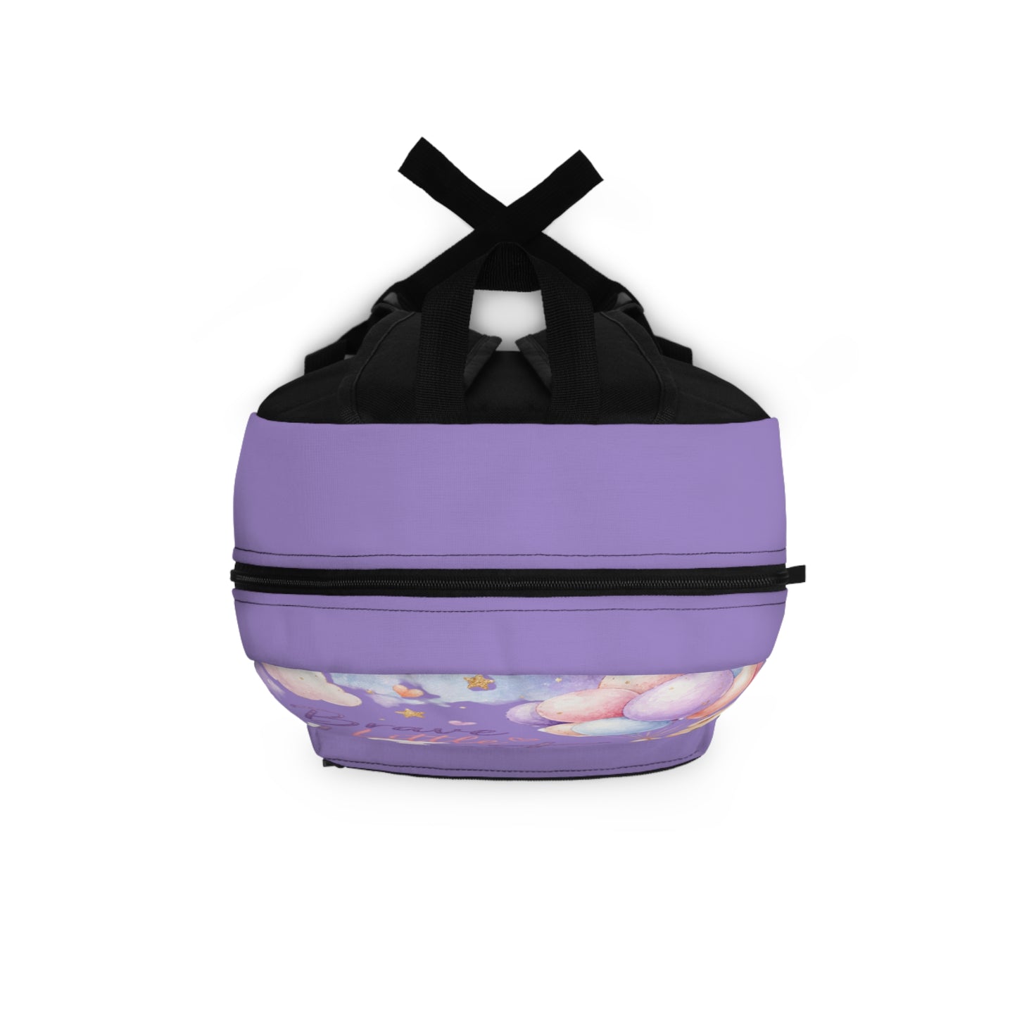 Brave Little Heart Backpack — Cute Teddy Balloon Kids School Bag